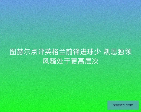 图赫尔点评英格兰前锋进球少 凯恩独领风骚处于更高层次 图赫尔点评英格兰前锋进球少 凯恩独领风骚处于更高层次